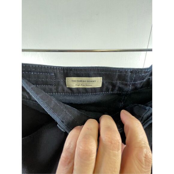 AG Adriano Goldschmied Navy The Farrah Skinny Jeans Size 30 - Picture 4 of 9